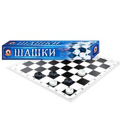 Настольная игра Русский Стиль Шашки в узкой коробке