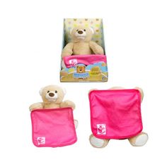 Интерактивная игрушка 1Toy Мишка с розовым одеялком