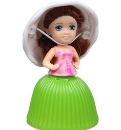 Кукла-сюрприз 1Toy Пироженка цвет: зеленый 9 см
