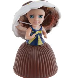 Кукла-сюрприз 1Toy Пироженка цвет: коричневый 9 см