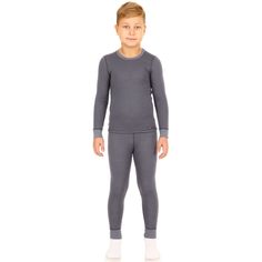 Комплект Джемпер/кальсоны Lynxy Woolly серый