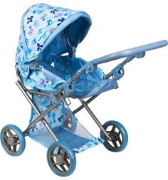 Коляска для кукол MelogoMelobo с регулируемой ручкой 65 см