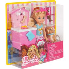 Игровой набор Barbie Челси и щенок магазин аксессуаров для щенков