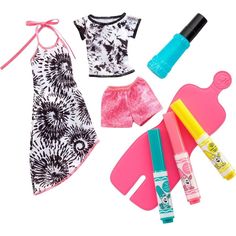 Игровой набор Barbie Crayola Сделай моду сам
