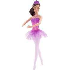 Кукла Barbie Балерина брюнетка в сиреневом платье 29 см