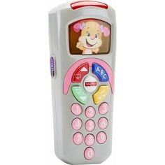 Музыкальная игрушка Fisher-Price Смейся и учись Новый пульт розовый 20.5 см
