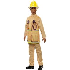 Кукла Barbie Кем быть? Пожарный