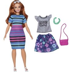 Кукла Barbie Игра с модой с аксессуарами 29 см