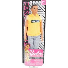 Кукла Barbie Игра с модой Серые штаны желтая футболка