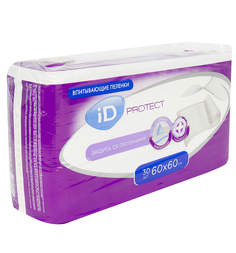 Пеленки iD Protect впитывающие 60х60 см, 30