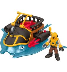 Игровой набор Imaginext Капитан Немо и скат Cartain Nemo Stingray
