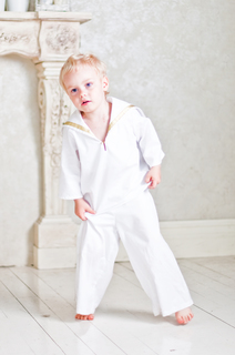 Крестильный набор рубашка/брюки Ангел Мой