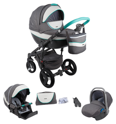 Коляска 3 в 1 Adamex Monte Carbon