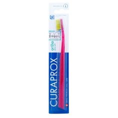 Зубная щетка Curaprox CS ortho ultra soft, малиновый