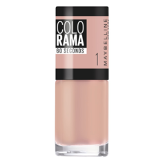Лак Maybelline Colorama 60 Seconds, 7 мл, оттенок 1 элегантный нюд