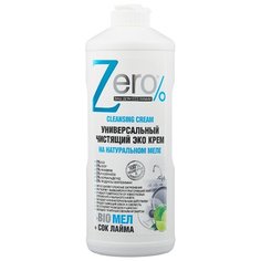 Универсальный чистящий эко крем на натуральном меле с соком лайма Zero% 500 мл