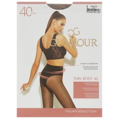 Колготки Glamour Thin Body 40 den, размер 2-S, daino