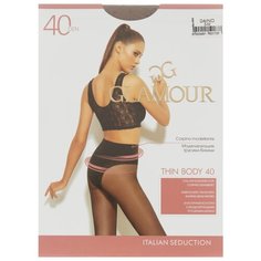 Колготки Glamour Thin Body 40 den, размер 3-M, daino