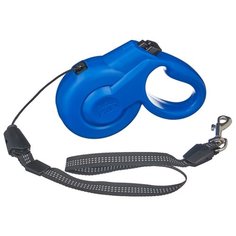 Поводок-рулетка для собак Fida Styleash тросовая (XS) голубой 3 м