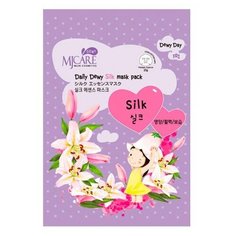 MIJIN Cosmetics тканевая маска Mj Care Daily Dewy Silk с аминокислотами шелка, 25 г