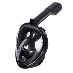 Набор для плавания BRADEX полнолицевой, размер S/M черный