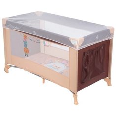 Манеж-кровать Capella Sweet Time Zoo B beige