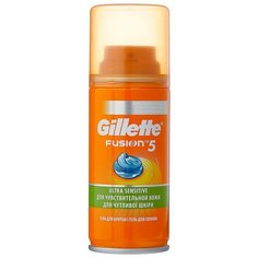 Гель для бритья Fusion 5 для чувствительной кожи Gillette, 75 мл