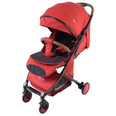 Прогулочная коляска Nuovita Giro rosso nero, цвет шасси: черный