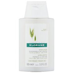 Klorane шампунь Ultra-Gentle, Protecting with Oat Milk 100 мл