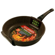 Сковорода Традиция Доломит ТД2225 22 см, коричневый