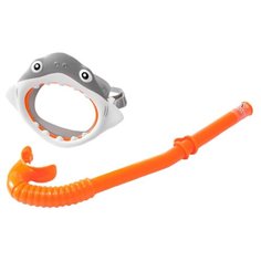 Набор для плавания Intex Shark fun серый / оранжевый