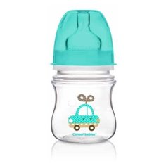 Canpol Babies Бутылочка антиколиковая с широким горлом 120 мл Игрушки с рождения, бирюзовый