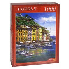 Пазл Рыжий кот Вид на причал (АЛ1000-7022), 1000 дет.