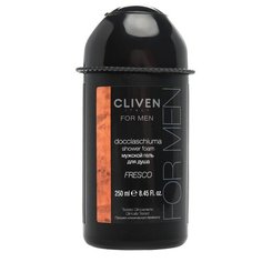 Пена-гель для душа Cliven For men Fresco, 250 мл