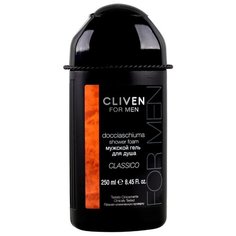 Пена-гель для душа Cliven For men Classico, 250 мл