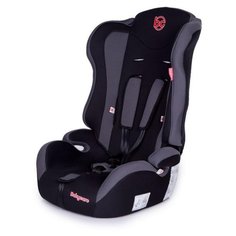 Автокресло группа 1/2/3 (9-36 кг) Baby Care Upiter, черный/серый