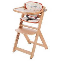 Растущий стульчик Safety 1st Timba red lines/natural wood