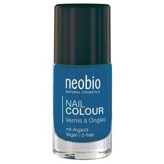 Лак Neobio 5-Free, 8 мл, оттенок 08 сияющий синий