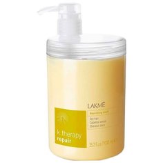 Lakme K-Therapy Repair Маска питательная для сухих волос, 1000 мл