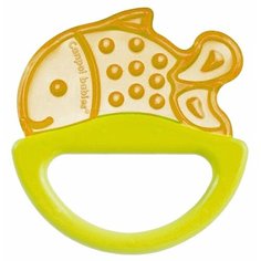 Прорезыватель-погремушка Canpol Babies Rattle with soft bite teether 13/107 желтая рыбка