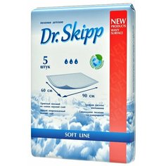 Одноразовые пеленки Dr. Skipp Soft Line 60х90 5 шт.