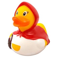 Игрушка для ванной FUNNY DUCKS Красная шапочка уточка (1858) красный/желтый/белый