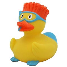 Игрушка для ванной FUNNY DUCKS Ныряльщик уточка (1864) желтый/оранжевый/голубой