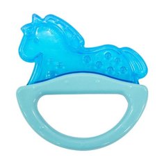 Прорезыватель-погремушка Canpol Babies Rattle with soft bite teether 13/107 голубая лошадка