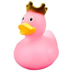 Игрушка для ванной FUNNY DUCKS Уточка в короне розовый