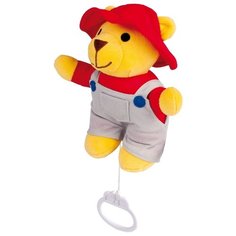 Мягкая игрушка Canpol Babies Мишка-мальчик в комбинезоне и шляпе 28 см