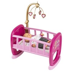 Smoby Колыбель для кукол с мобилем Baby Nurse (220328) розовый