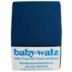 Baby Walz простыня натяжная синий