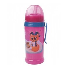Поильник с трубочкой Canpol Babies 56/510, 350 мл фиолетовый
