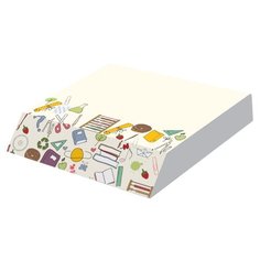 Фолиант Блок Школа 90х110 мм, 300 шт. (БКД-300 А1) белый Foliant